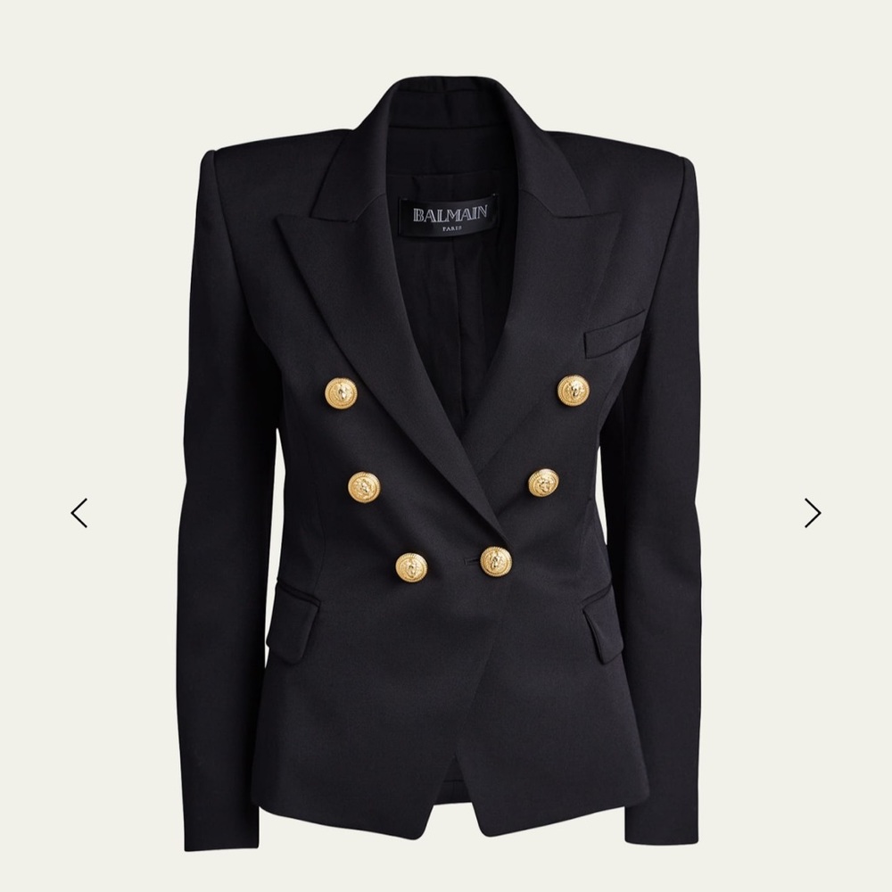BALMAIN - Classic Double-Breasted Blazer, S